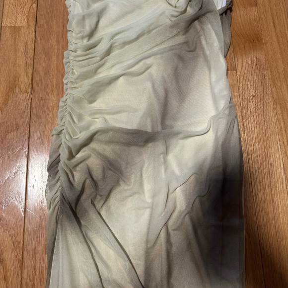 NWT Zara Yellow and Grey Maxi Dress Size Small - Picture 4 of 11